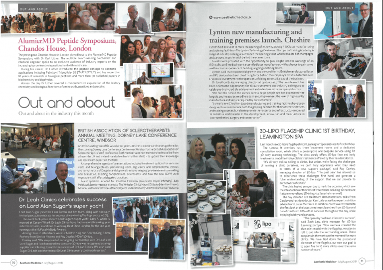 3D Aesthetics Flagship Clinic 1st Birthday, Leamington Spa