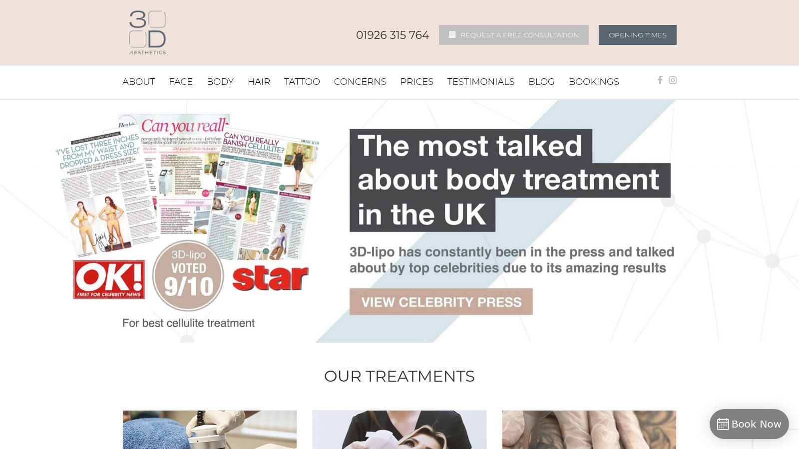 Screenshot from https://3dlipoleamingtonspa.com