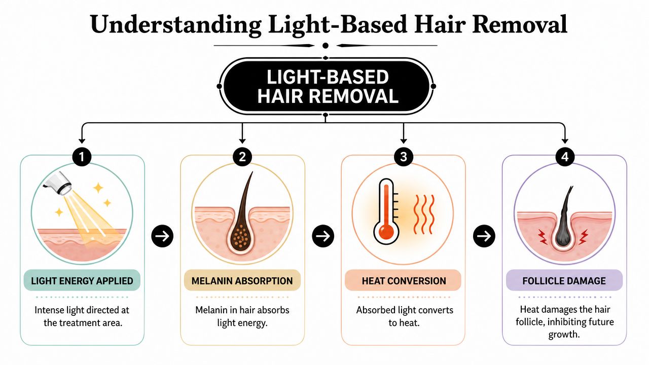 How Light Based Hair Removal Actually Works