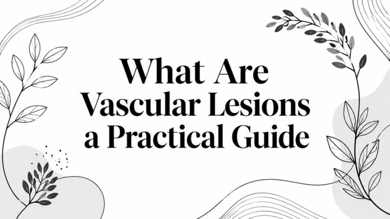 What Are Vascular Lesions a Practical Guide